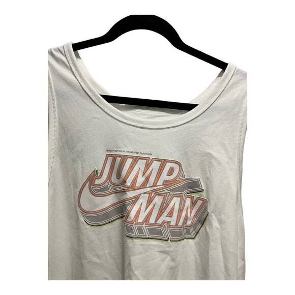 JORDAN Men's Jumpman White Tank Top - Picture 6 of 12